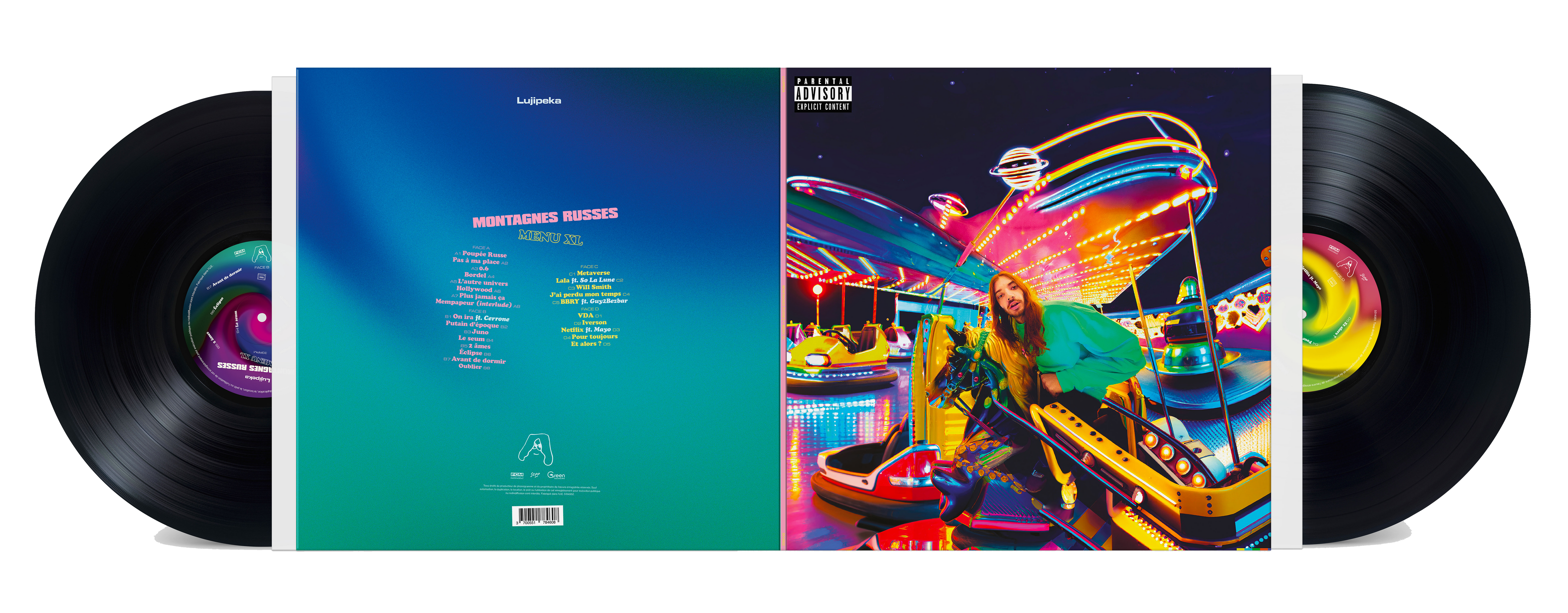 Montagnes Russes : Menu XL (Vinyle Noir)