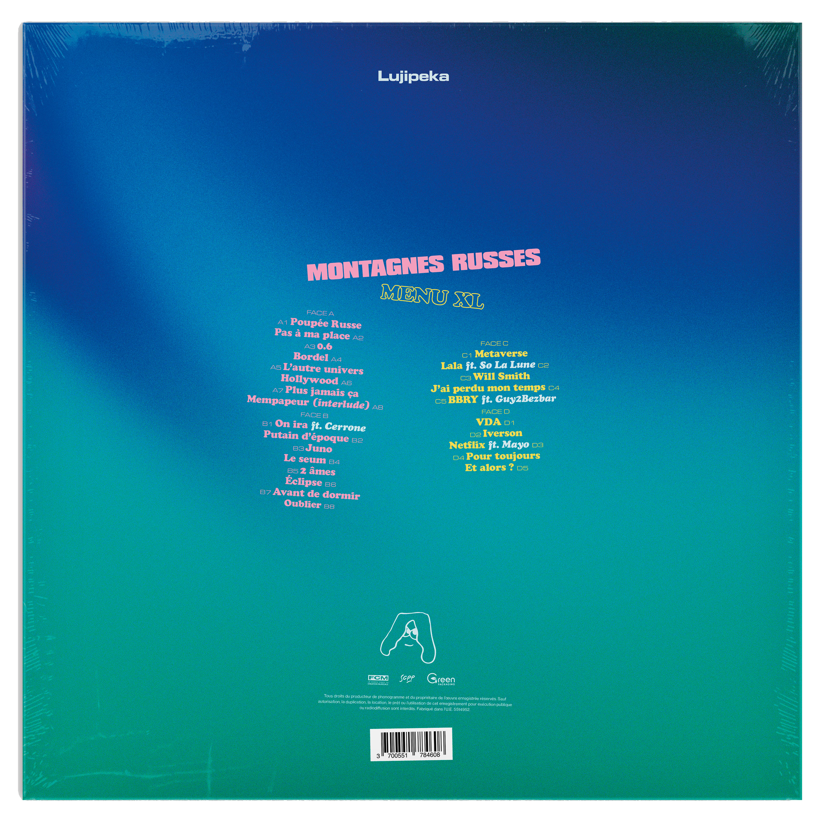 Montagnes Russes : Menu XL (Vinyle Noir)