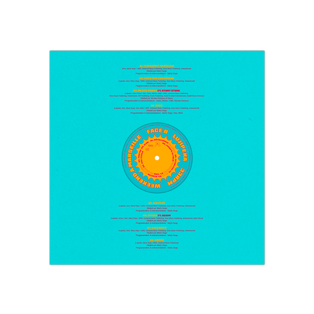 Vinyle weekend à Marseille pack maillot