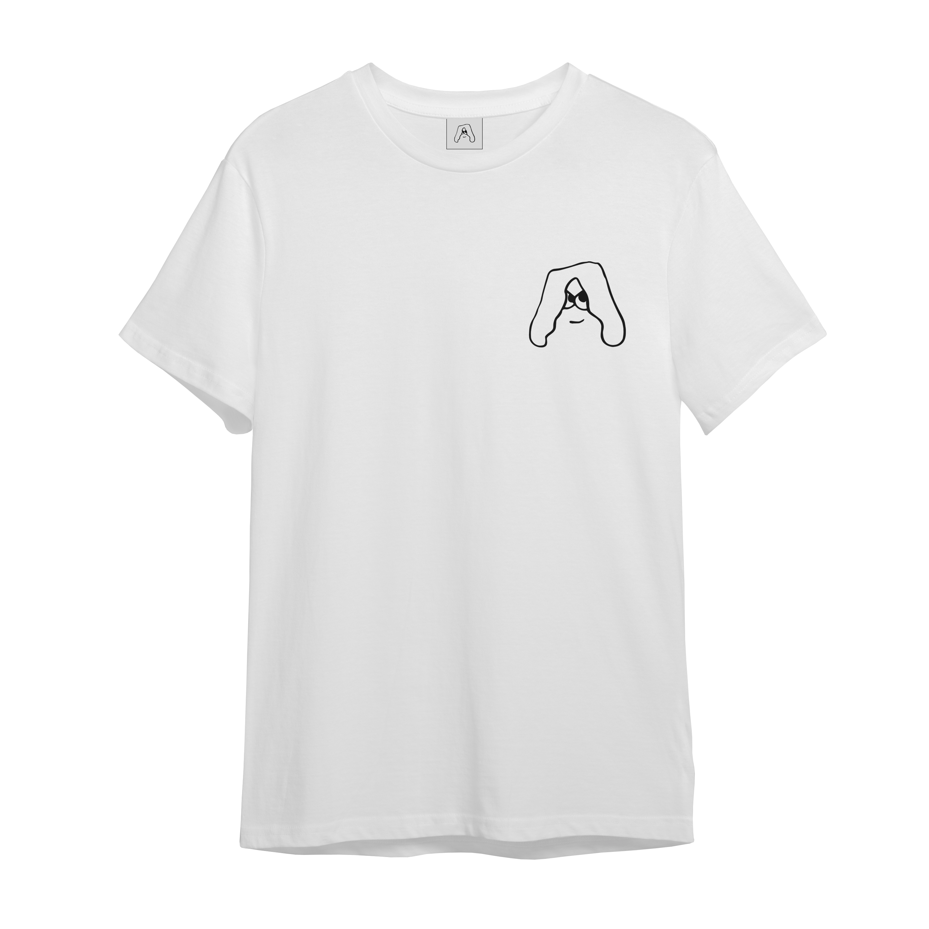 T-SHIRT LOGO BLANC